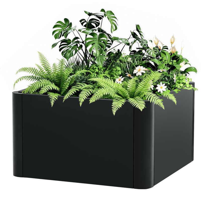 Metal Raised Garden Bed, 30" H x 52" W x 52" D