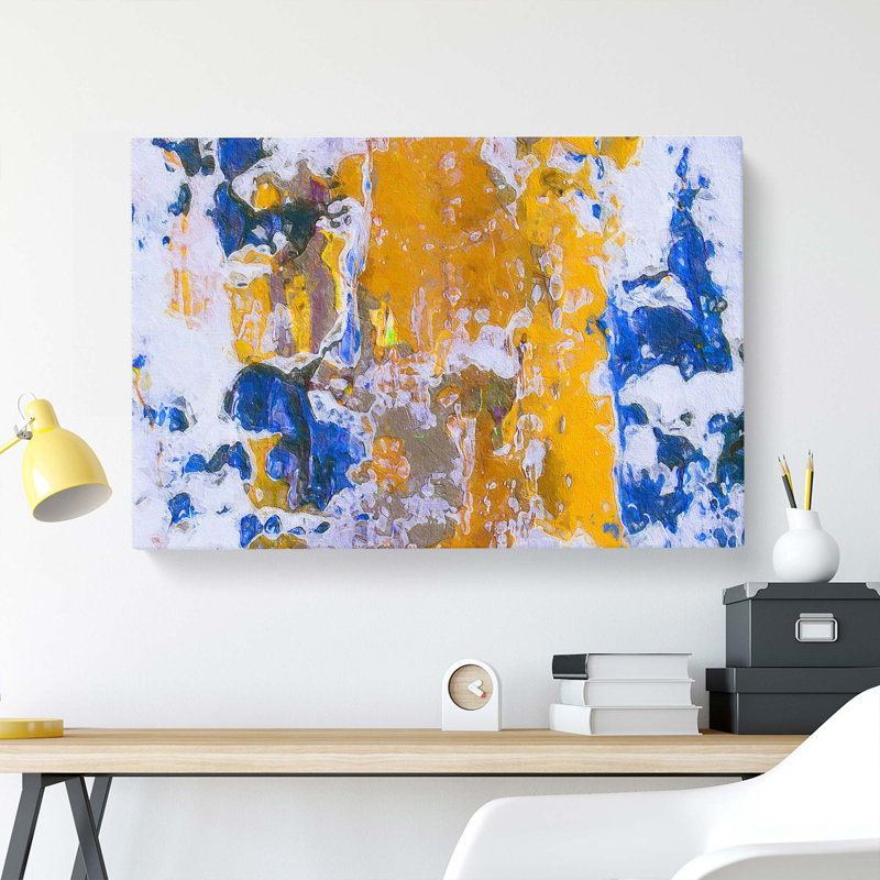 Abstract Art Painting Vol.98 - Wrapped Canvas, 35cm H x 50cm W x 3cm D