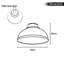 10cm H Metal Lamp Shade ( Uno )-1478380109