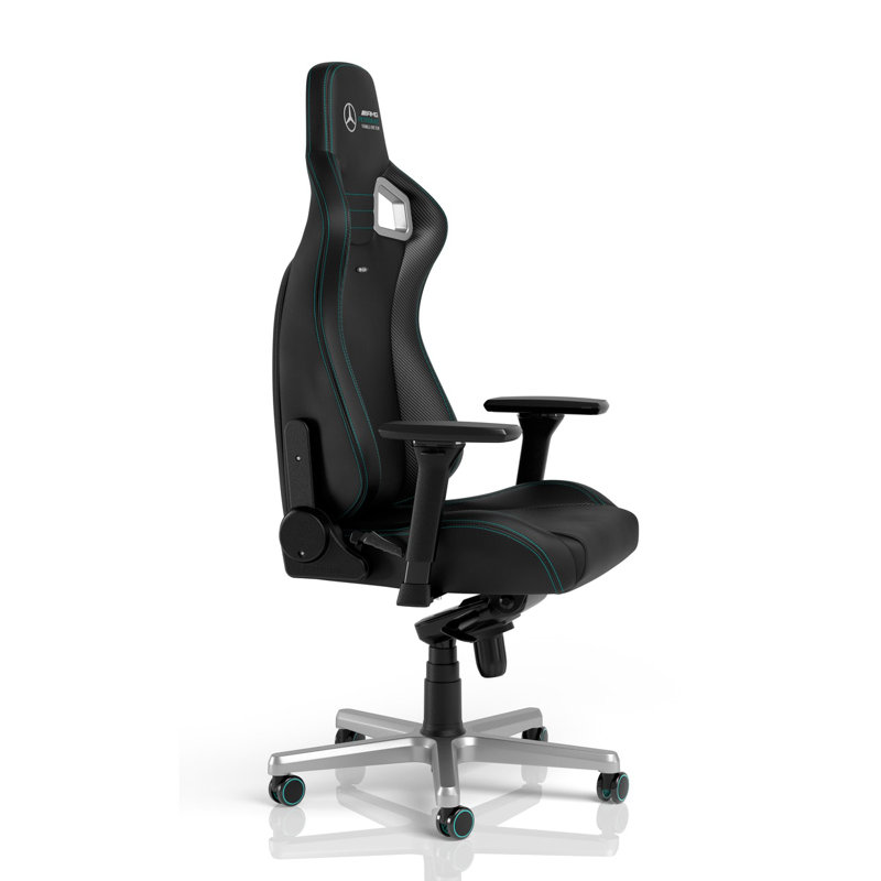 Noblechairs Adjustable Reclining Ergonomic Swiveling PC & Racing Game Chair in Black