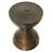 Beardall Metal Handmade Hammered Hourglass Side End Accent Table-364578109