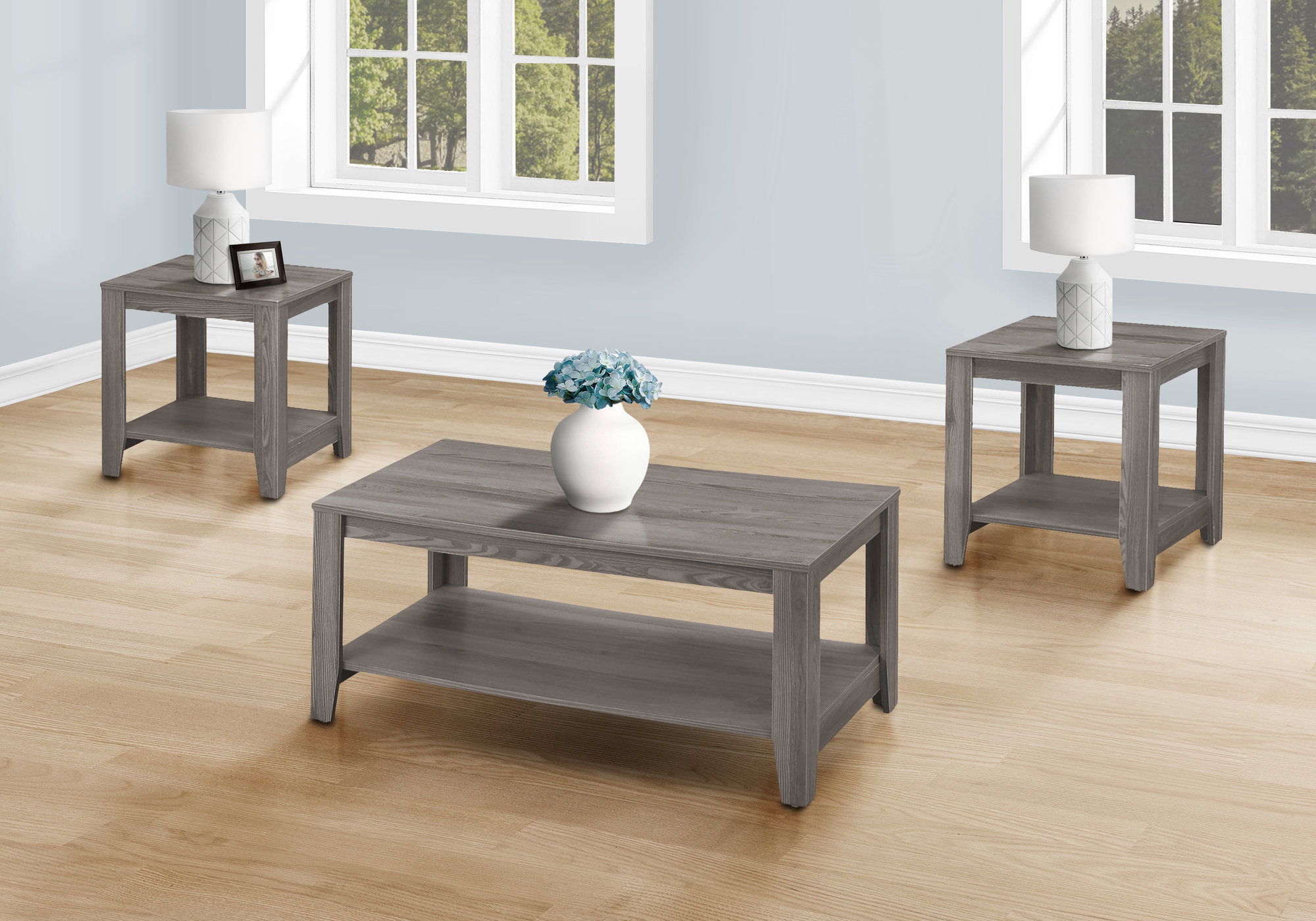 Zipcode Design™ Ensemble de table basse moderne de trois articles ...