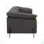 Causeuse en cuir fleur Tadi