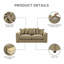3 Seater Velvet Sofa-2047507547