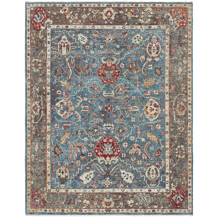 Wool Area Rug in Blue