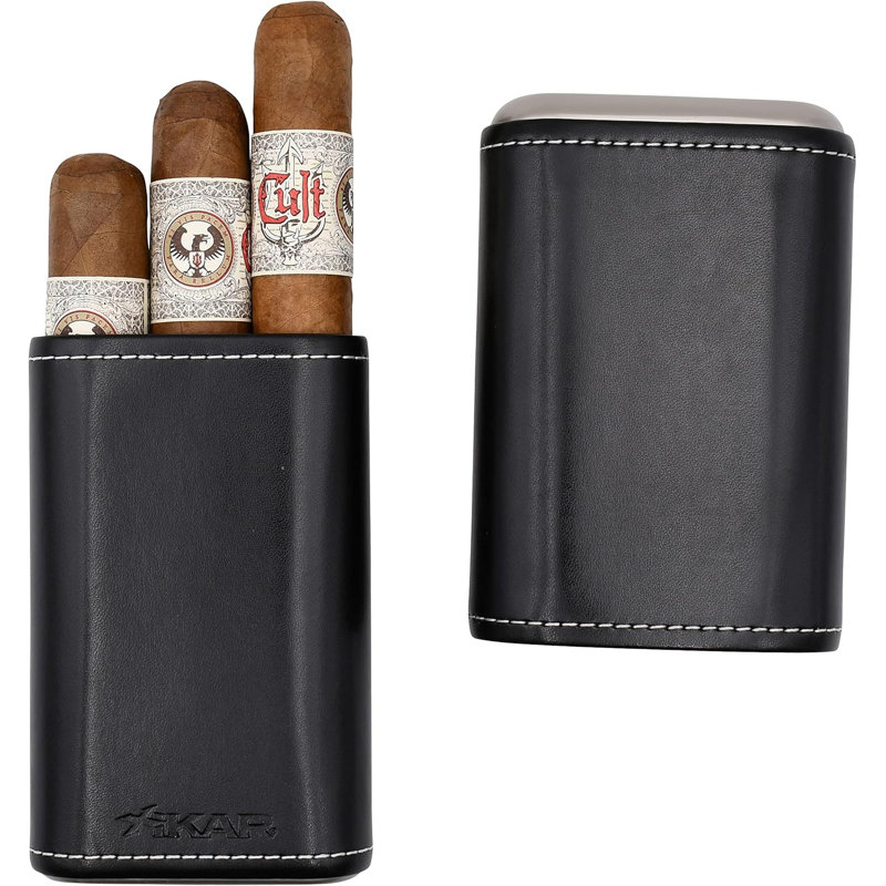 Xikar Envoy 3 Cigar Case Black