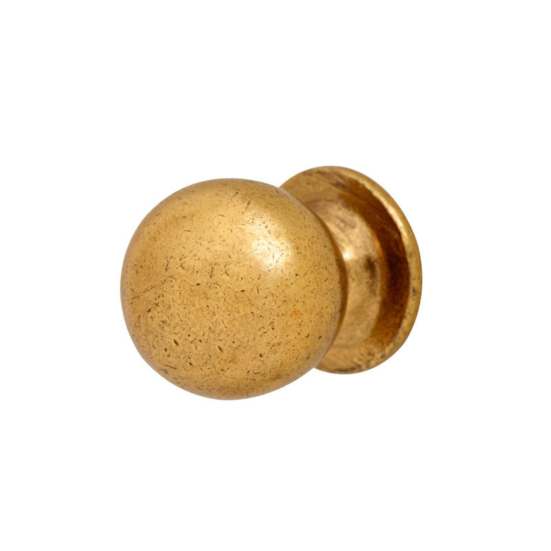 Elliott Round Knob, Antique Gold