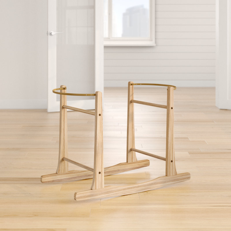Standard Rocking Moses Basket Stand, Natural