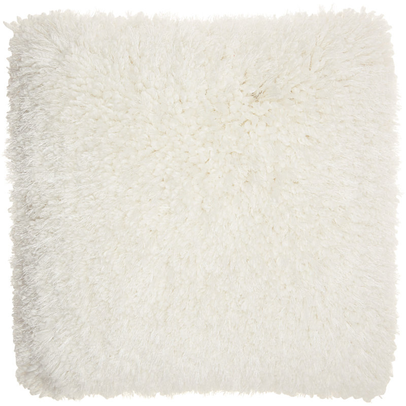 Square Pillow Cover & Insert, White