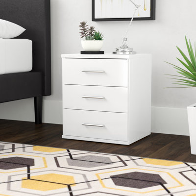 Linares 46cm W Manufactured Wood Bedside Table