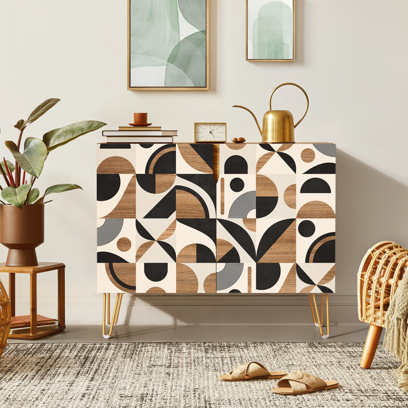 35'' Sideboard, Polygon Brown