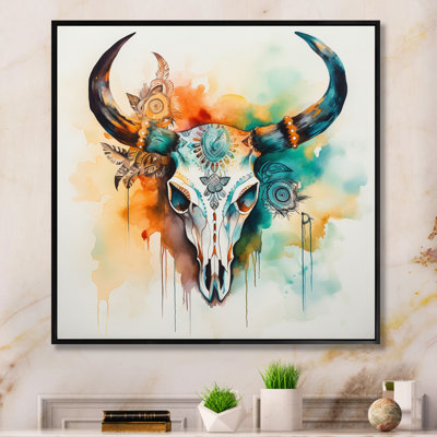 «Limones Orange and Green Nomadic Imagination» sur impression sur toile
