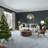 Londyn Wood Flat Wall Mirror