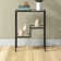 Lovett 22'' Glass Top Console Table
