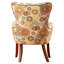Malwae Upholstered Swivel Accent Chair Burnt Orange