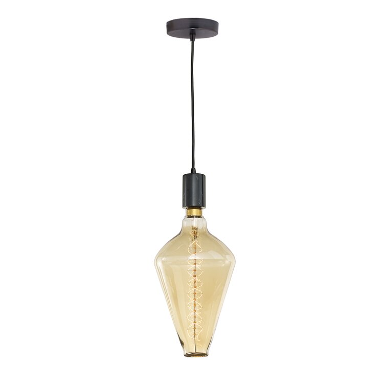 Williston Forge Kranz 1 - Light Black Single Pendant 