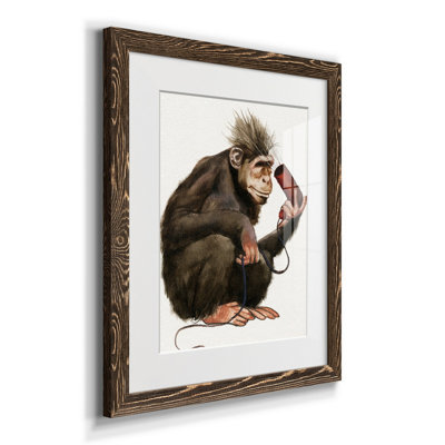 «Bath Animals I», reproduction d'art sur papier encadré