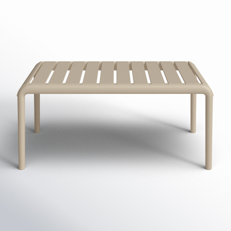 Ruta Paris 46" Outdoor Coffee Table, Taupe