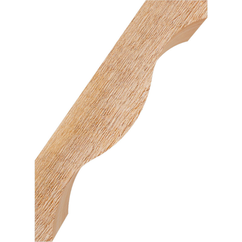 Attelle pour genoux rugueuse Funston, l 4 po x P 10 po x H 14 po, cèdre rouge de l'Ouest, Cèdre rouge, Brute