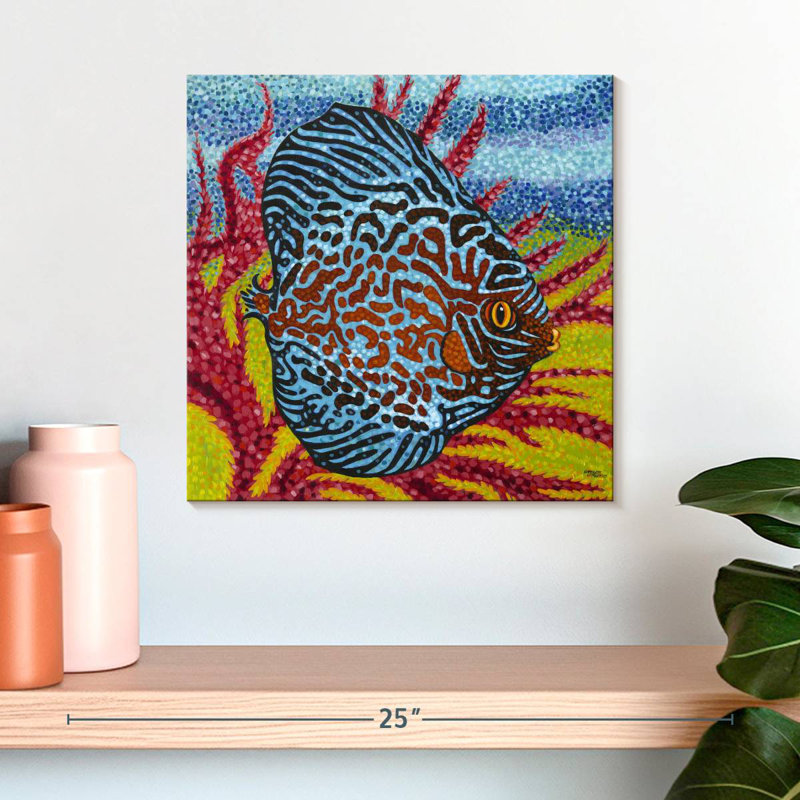 Brampt Brilliant Tropical Fish II, 16" H x 16" W