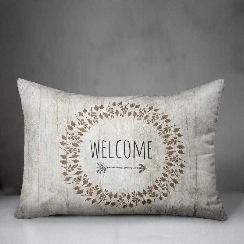  Autumn Welcome Wreath Rectangular Pillow Cover & Insert