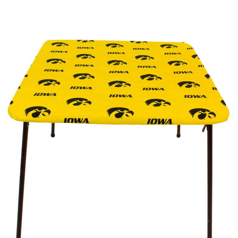 Outdoor Patio Table Cover, 33" H x 33" W x 1" D, Yellow/Black