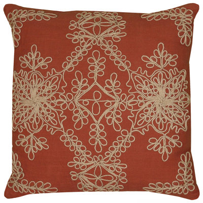Birkdale Embroidered Cotton Pillow Cover