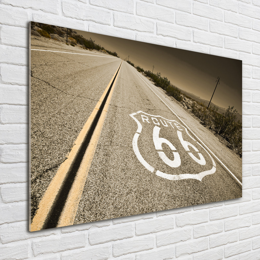Road In California - Unframed Art Prints on Glass