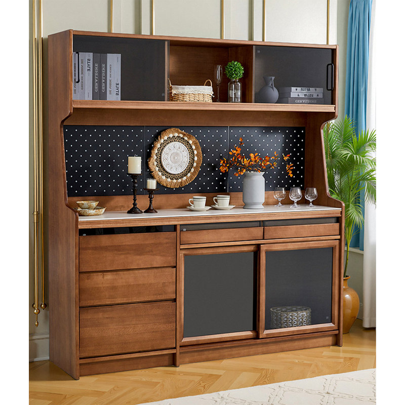 Armoire de cuisine française en bois massif