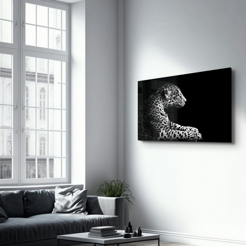 Elegant Tempered Glass Wall Art Painting, 13.8 x 21.7 inches | 100% Tempered Glass, Thickness: 0.16 inches | UV Printed for Vibrant Colors | Perfect for Home Decor, Living Room, & Office Spaces