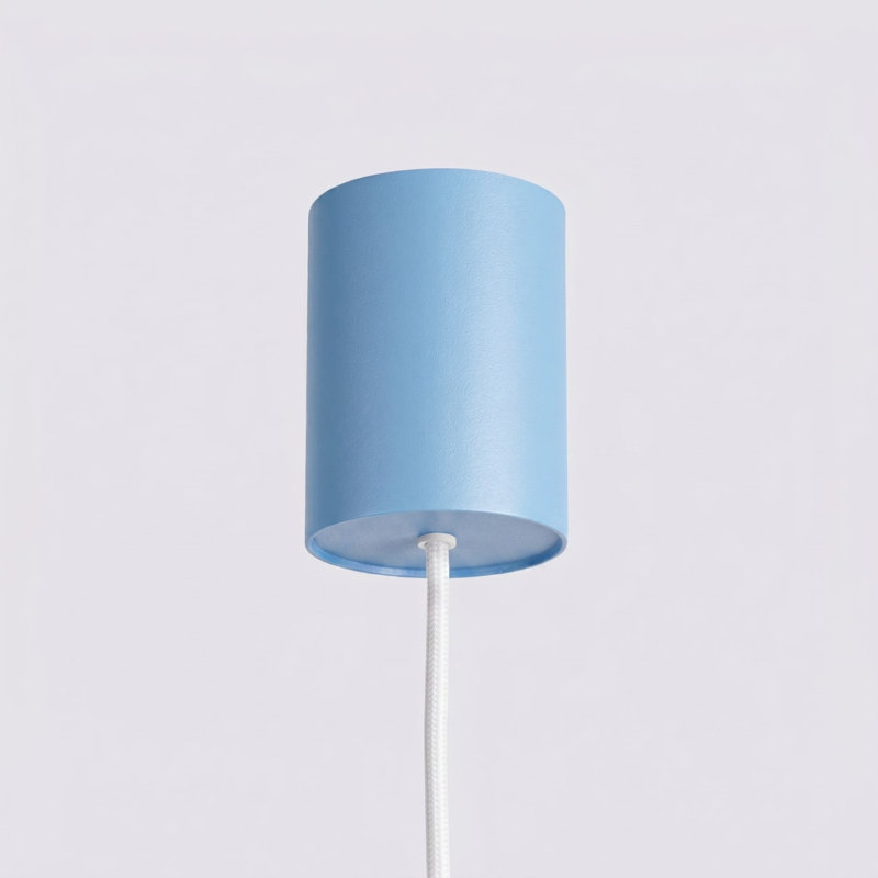 Chandelier AURA 4 white Gx53, Light Blue