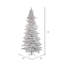 Flocked White Spruce 10' H Lighted Artificial Spruce Christmas Tree