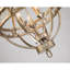 3 - Light Lantern Geometric LED Chandelier