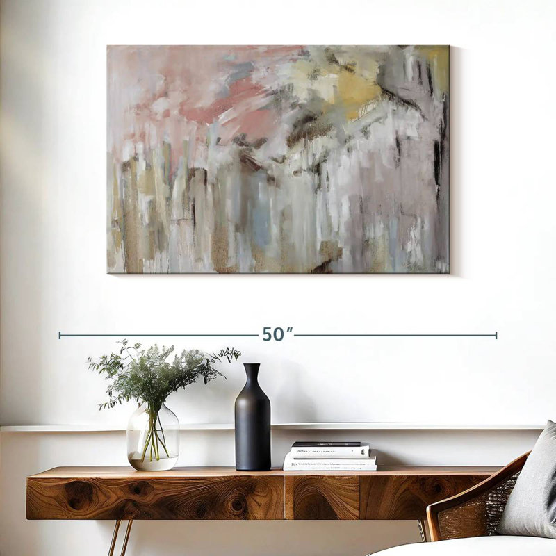 Avery Spring Splash Abstract, 26" H x 39" W