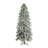 Flocked 7' Pre-Lit Pine Christmas Tree
