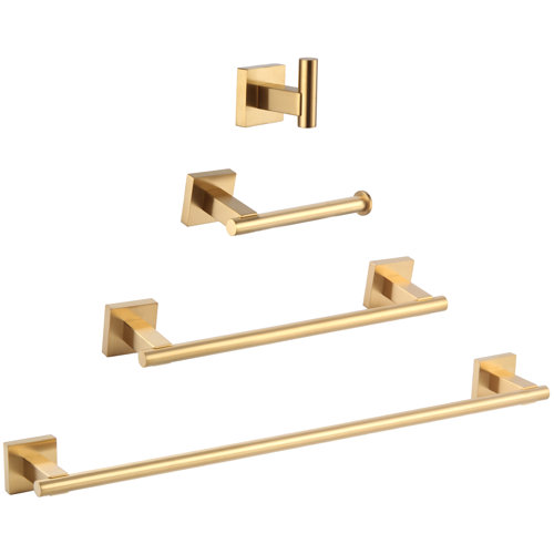 Wayfair | Gold Bathroom Hardware Sets You'll Love in 2023