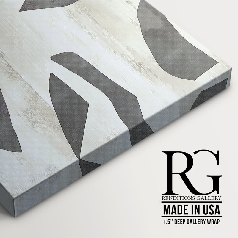 Abstract IX Gallery Wrapped Canvas - Ready To Hang - , 18" H x 12" W