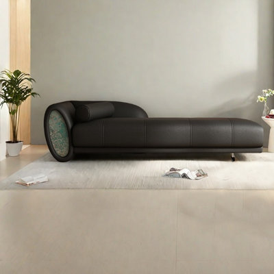 Light luxury faux leather comfortable recliner