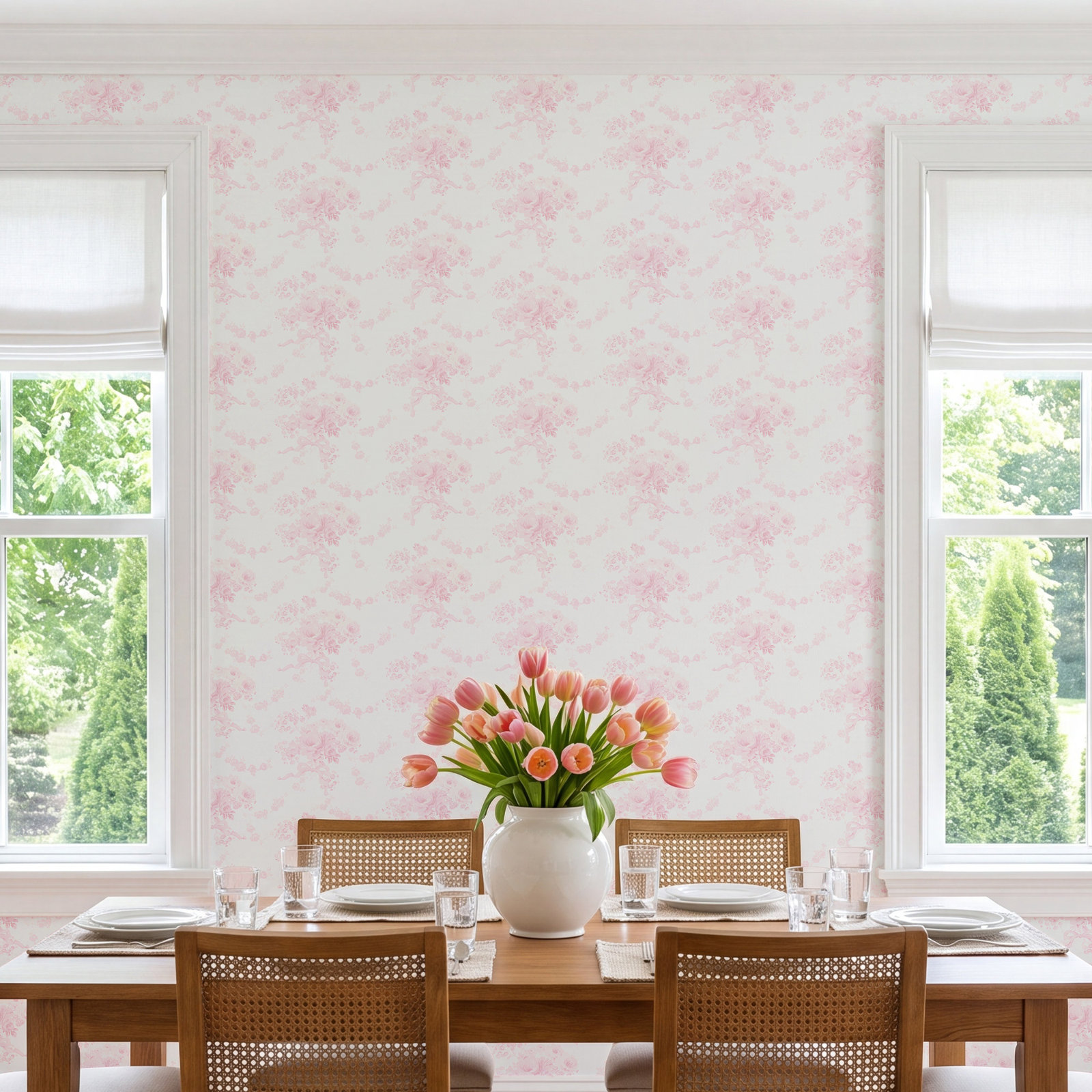 Champagne Harbor Self-Adhesive Roll, Pink