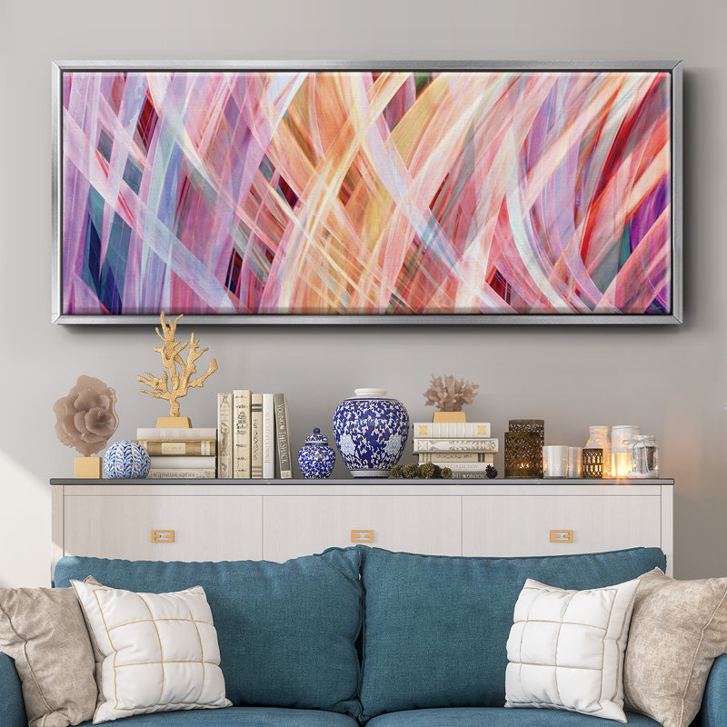 Miranda- Framed Canvas, 24" H x 60" W