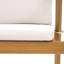 Chaise de salle à manger d'extérieur avec coussins