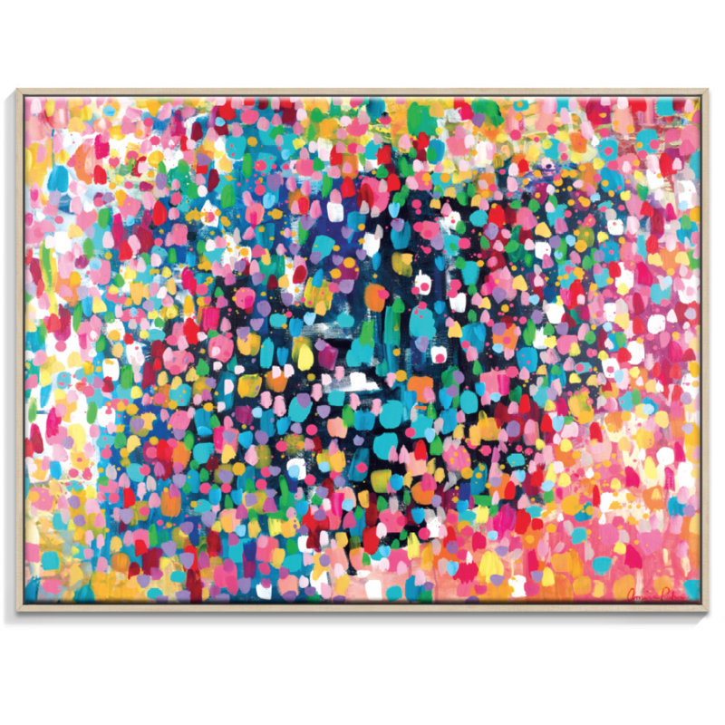 Dance Dance Dance by Amira Rahim - Print on Canvas, 41cm H x 51cm W, Timber