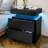 2 - Drawer Nightstand with APP Controlled LED Light and High Gloss Finish-1436207156