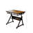 1500-Piece Adjustable Jigsaw Puzzle Table – 4 Felt Sorting Trays, Height & 16-Angle Tilt, Lockable Wheels, Wooden Protective Cover, Metal Frame Gift for Adults