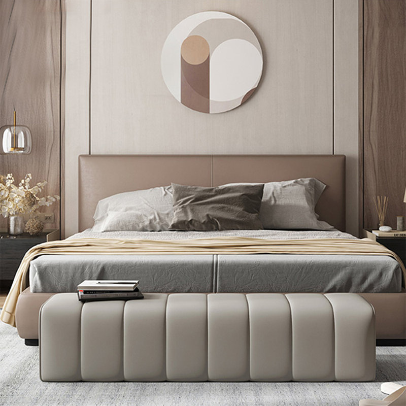 Banc avec revêtement, H 15,75 po x l 59,06 po x P 15,75 po, Gris