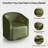 360° Swivel Bouclé Barrel Accent Chair With Storage-1430409173