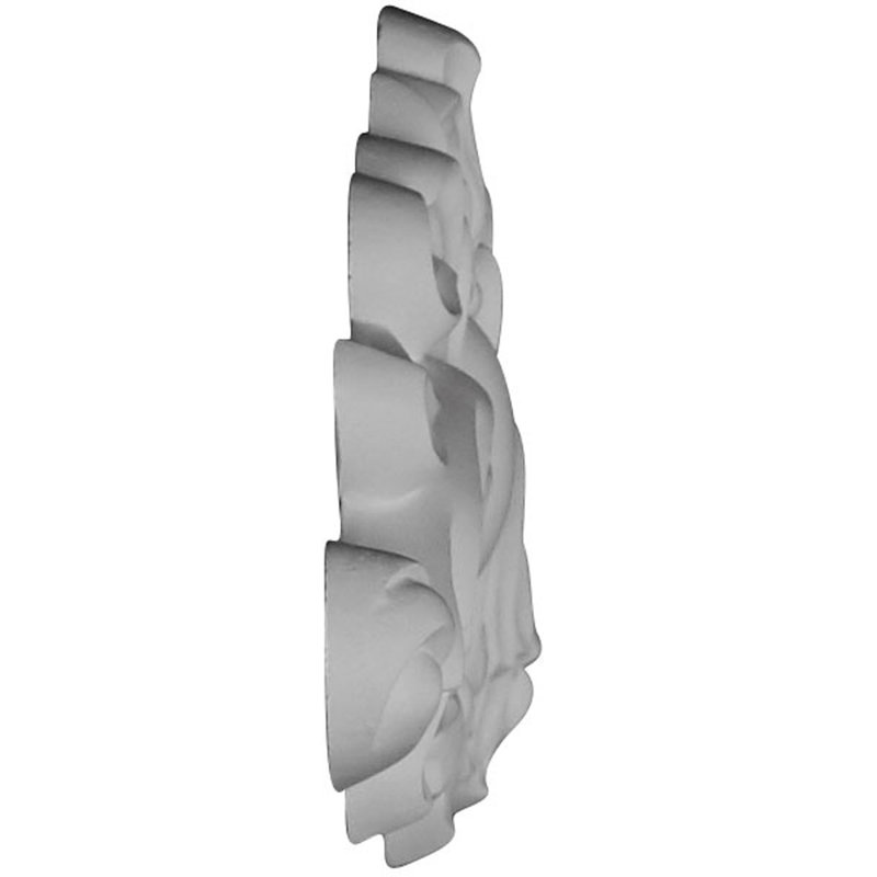 Cole White Primed Urethane Architectural Onlay Scroll