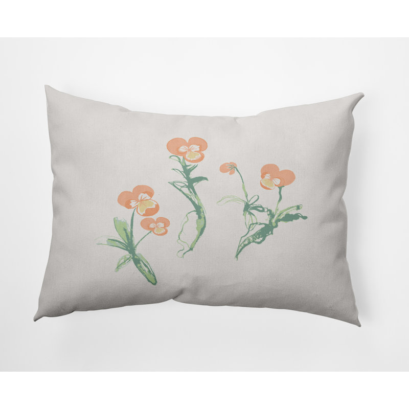 Housse de coussin carré et insert, Orangé