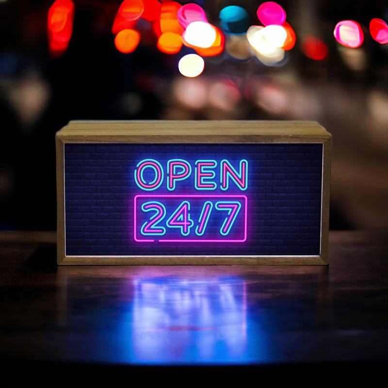 Yerres 15cm LED Sign