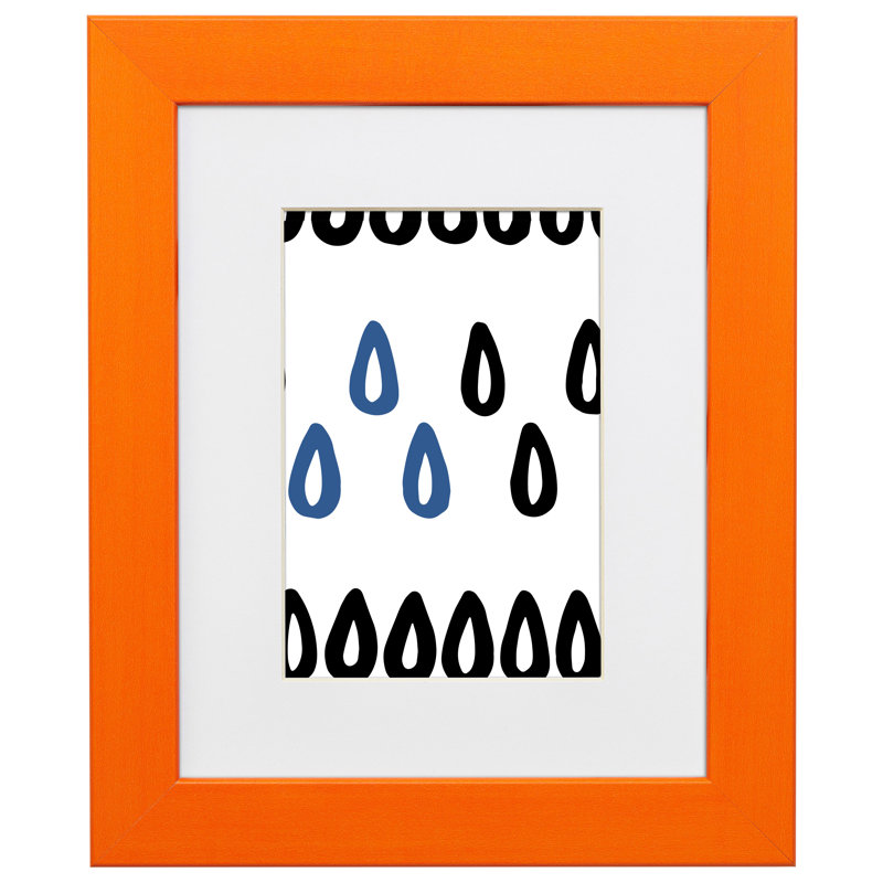 Cadre photo Colori, 4 po x 6 po, 5 po x 7 po emmêlé à 4 po x 6 po, Orange